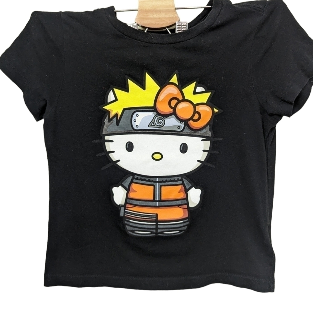 Hello Kitty x Naruto Kid's Tee Sz XS (5)